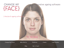 Tablet Screenshot of changemyface.com